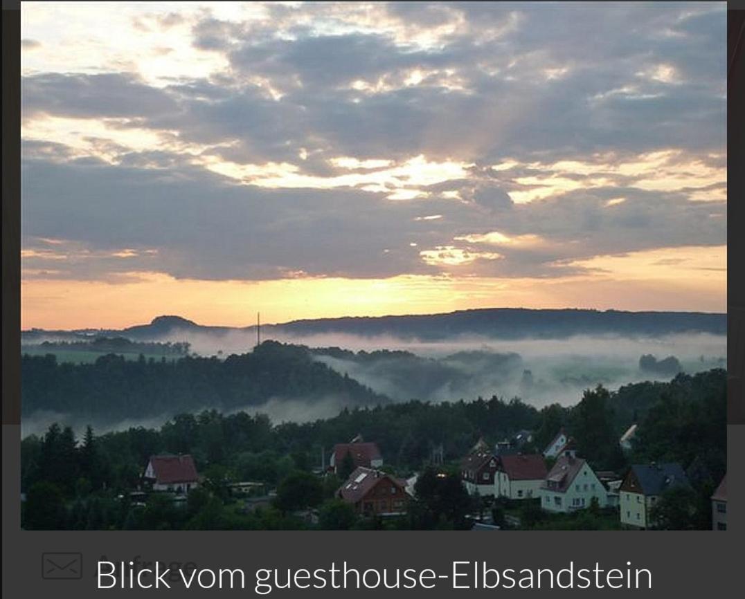 Guesthouse Elbsandstein App. Bastei Rathmannsdorf المظهر الخارجي الصورة